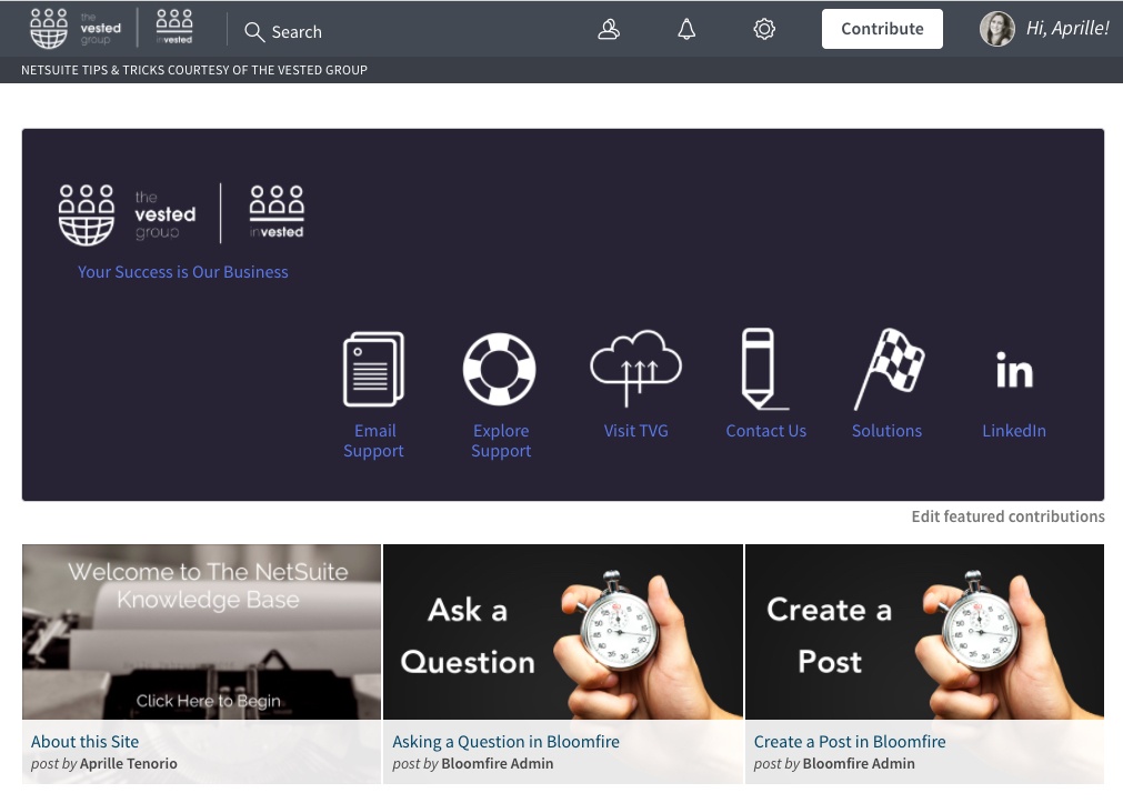 Netsuite S Knowledge Base - Premium Light Image Gallery - Desktop